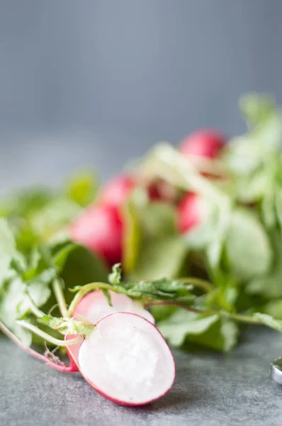 Organic Fresh Radishes — Stock Photo, Image