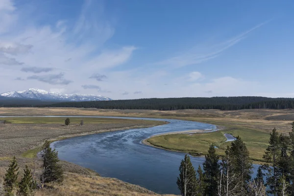 Nehirde yellowstone Milli Parkı — Stok fotoğraf