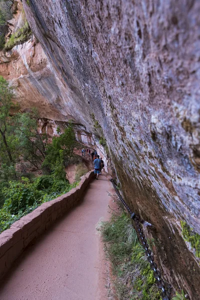 Hiking trial near mountain — Stock Photo, Image