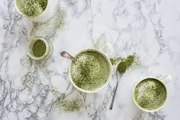 Green Matcha Latte — Stock Photo, Image