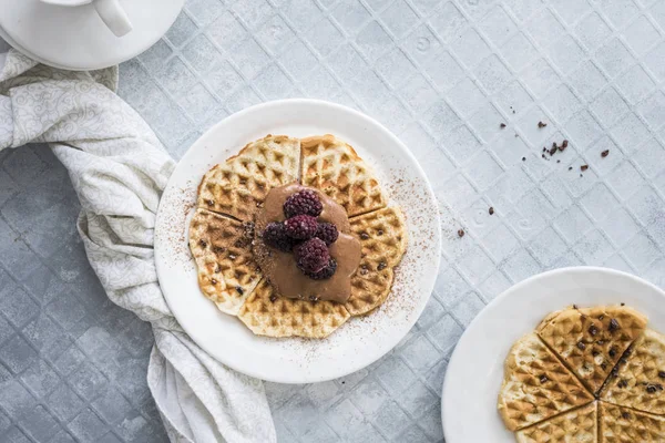 Delicious gluten-Free Waffles — Stock Photo, Image