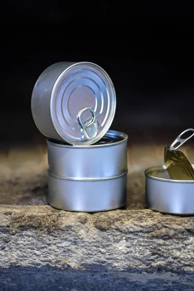 Canned Food Tin Food Stock Image