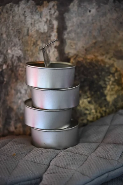 Canned Food Tin Food Stock Picture