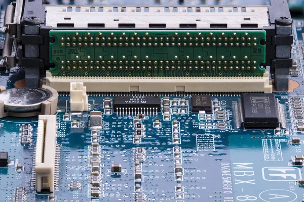 Detalhe dos circuitos eletrônicos — Fotografia de Stock