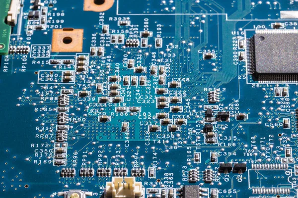 Detail of electronic circuits — Stock Photo, Image