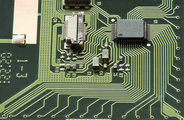 Detail of electronic circuits 