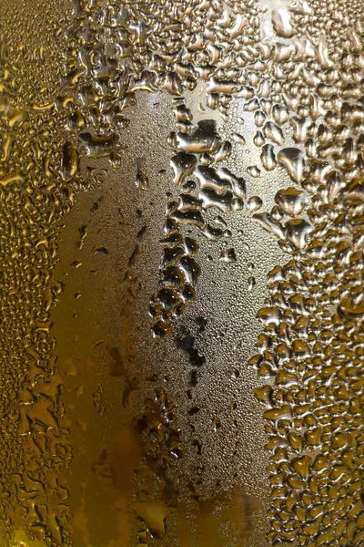 Water drop condensation on ice bucket — Stock Photo, Image