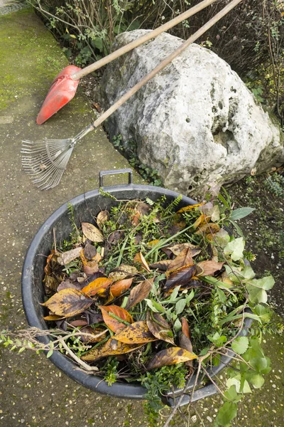 Shovel and rake tools — Stock Photo, Image