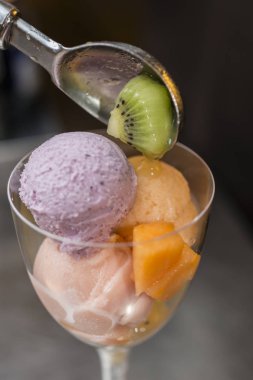 İtalyan dondurma zanaat hazırlık