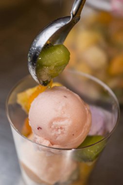 İtalyan dondurma zanaat hazırlık