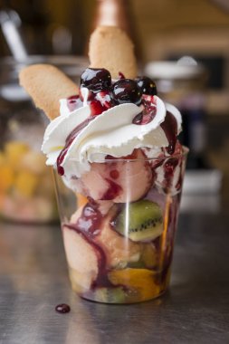 İtalyan dondurma zanaat hazırlık