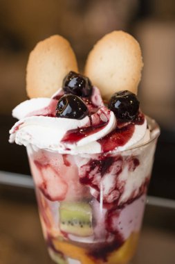 İtalyan dondurma zanaat hazırlık