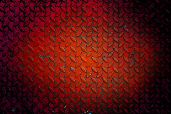 Eski kırmızı elmas çelik sac arka plan.