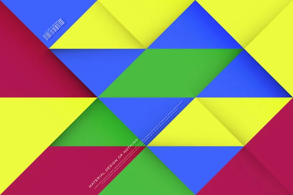 Abstrakter, farbenfroher Hintergrund mit dreieckigen Rahmen. Vektor geometrische, Mode-Tapeten-Vorlage. Material Design farbigen Hintergrund. Origami-Stil, hell, Vektor-Visitenkarten-Layout — Stockvektor