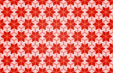 xmas süsleme kırmızı arka plan ile Seamless Modeli