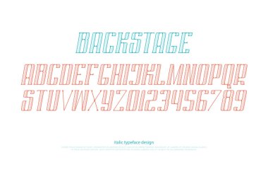 italik Alfabe harf ve rakam