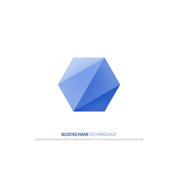 blockchain teknoloji simgesi