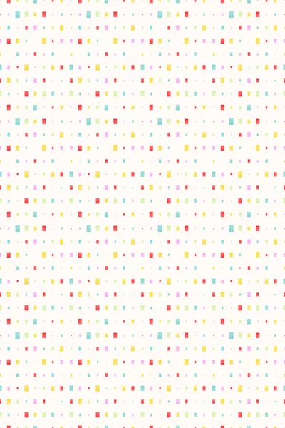 Motif sans couture avec rectangles colorés sur fond blanc — Image vectorielle