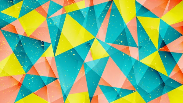 Abstrakter Hintergrund mit geometrischem Muster. Vektor kreative Abstraktion über Papier Textur. Präsentationsbanner, bunte Tapeten, Visitenkartenlayout — Stockvektor
