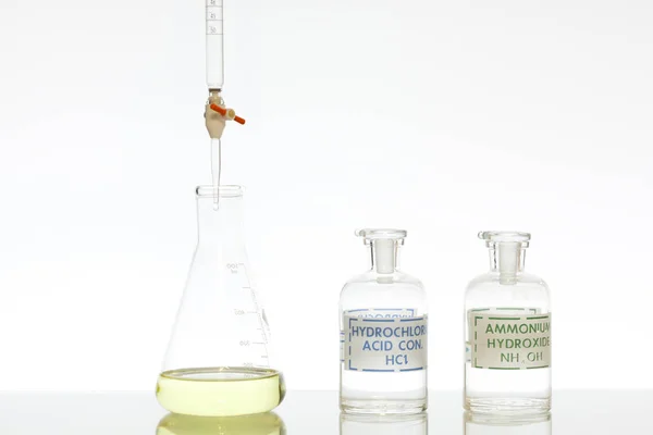 Química ácida e base — Fotografia de Stock