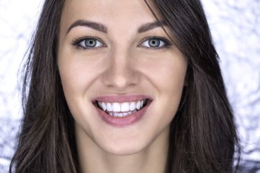 Yakın çekim kız portresi