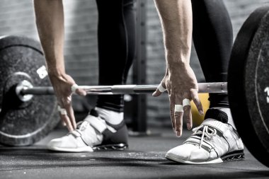 Halter egzersiz yakın çekim