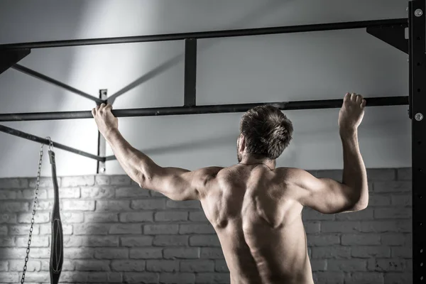 Pull-up training foto — Stockfoto