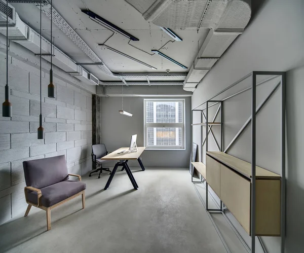 Kantoor in loft stijl — Stockfoto