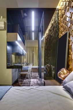 modern tarz yatak odası