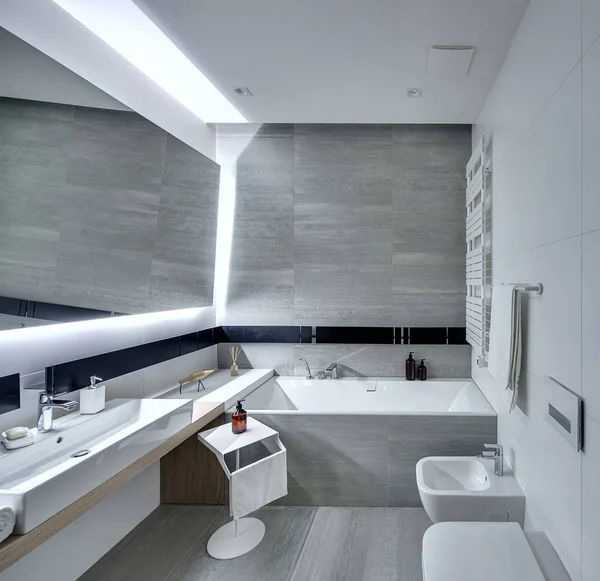 Łazienka w stylu nowoczesnym — Zdjęcie stockowe