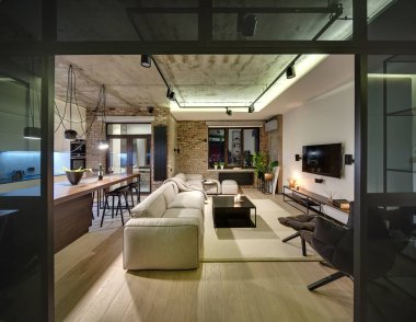 Çatı katı tarzında iç