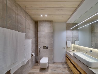 tarzı modern banyo