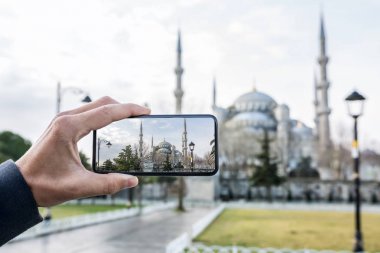 istanbul'da ünlü Sultanahmet Camii