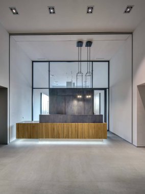 Çatı katı tarzında bir ofis