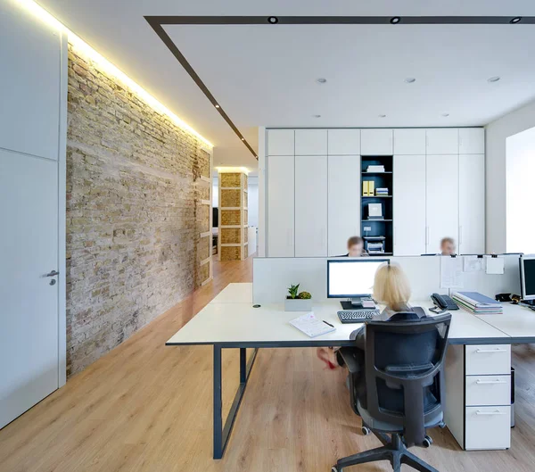 Office in modern style — Stock Photo, Image