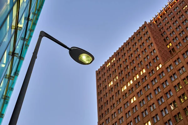 Světelný budov — Stock fotografie