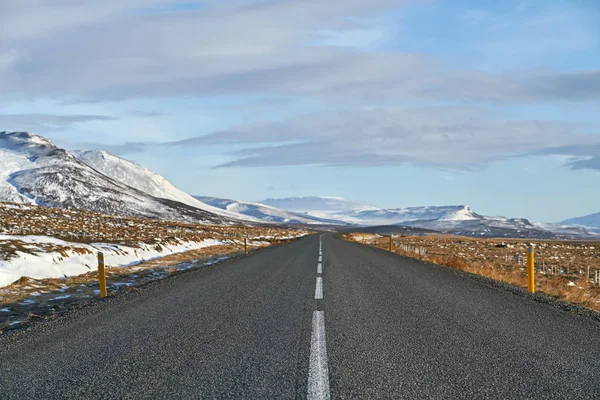Kraju jezdni w Islandii — Zdjęcie stockowe