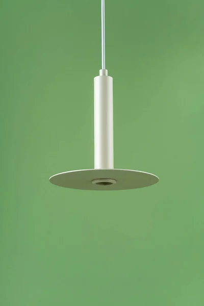 Metal hanging beige lamp — Stock Photo, Image