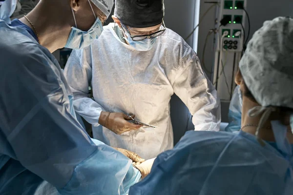 Proceso de operación de laparoscopia —  Fotos de Stock