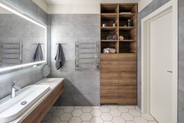 Modern tarzda şık banyo