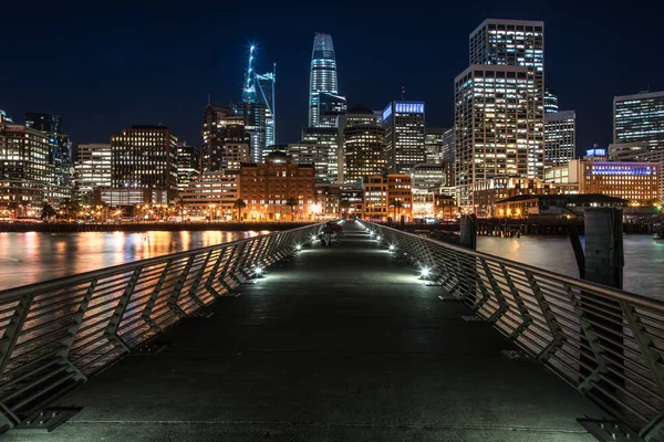 Gece cityscape San Francisco — Stok fotoğraf