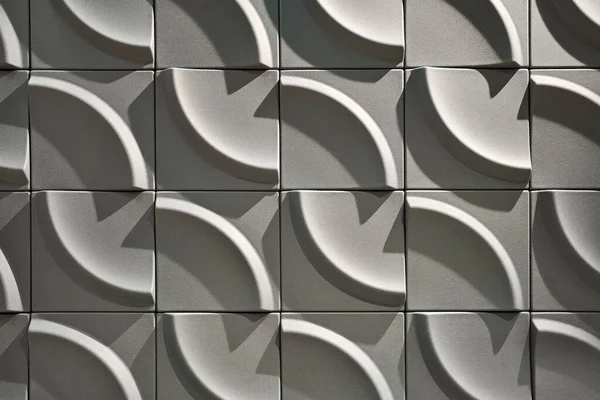 Mur avec motif géométrique fait de nombreuses pièces — Photo