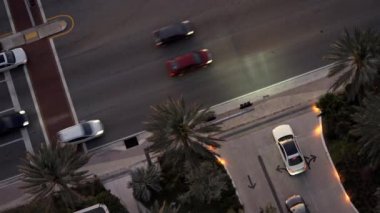 Otoyol trafiğinin video kaydı