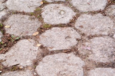 Taş yol doku ve arka plan