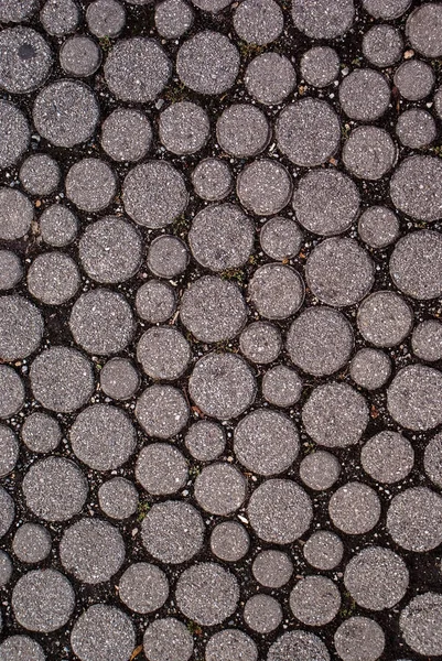 Pedra estrada textura e fundo — Fotografia de Stock