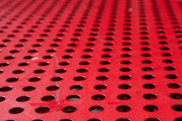 Textura de rejilla de metal rojo — Foto de Stock