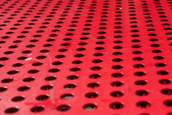 Textura de rejilla de metal rojo — Foto de Stock