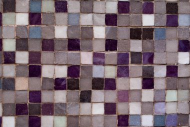 Menekşe ve gri Mozaik