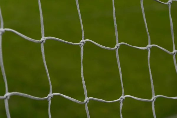 Målet på stadion närbild — Stockfoto