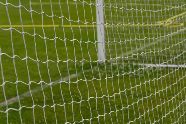 Goal at the stadium close up — Stock Photo, Image